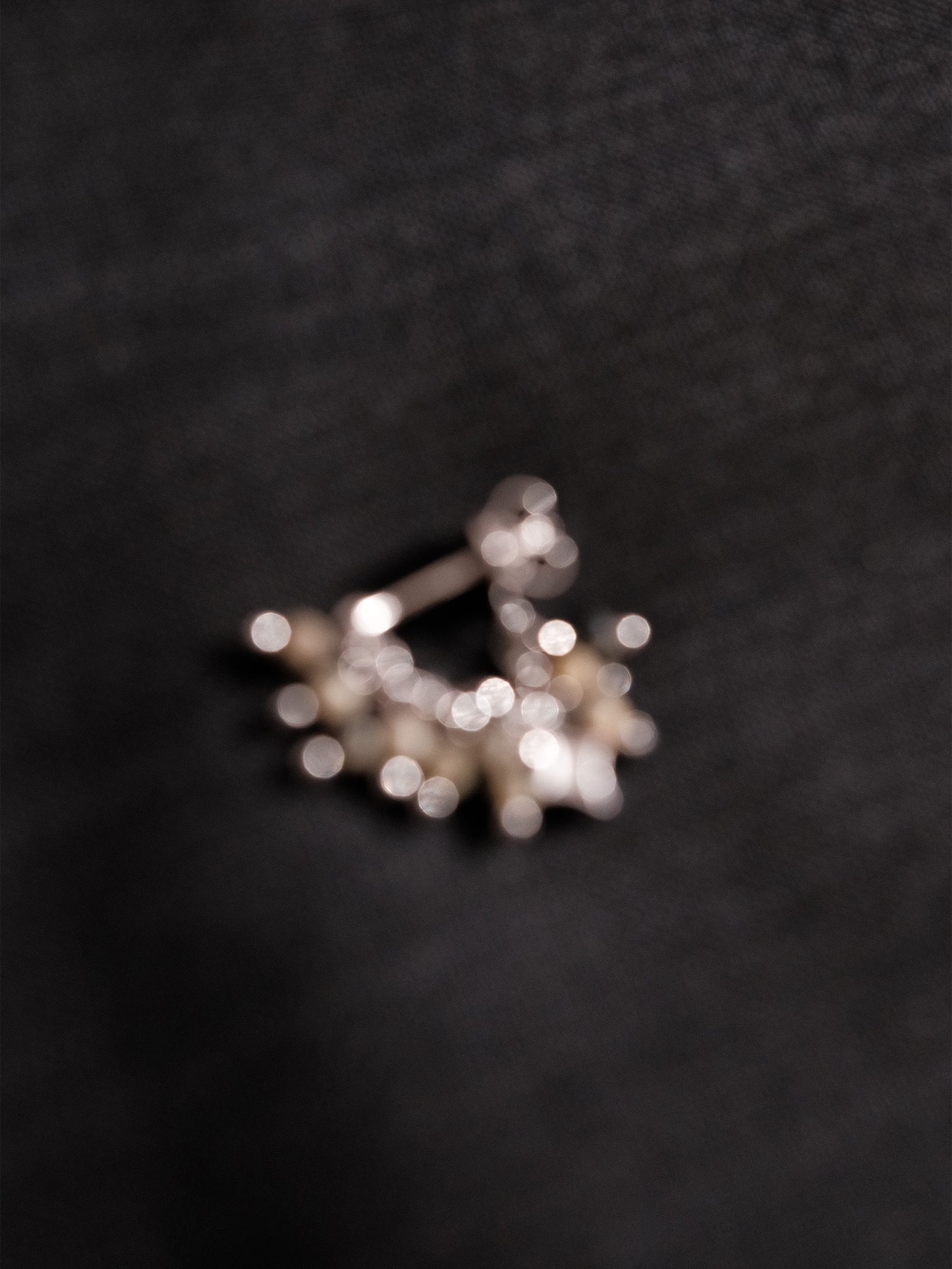 Dalmatian Stone Ear Stud