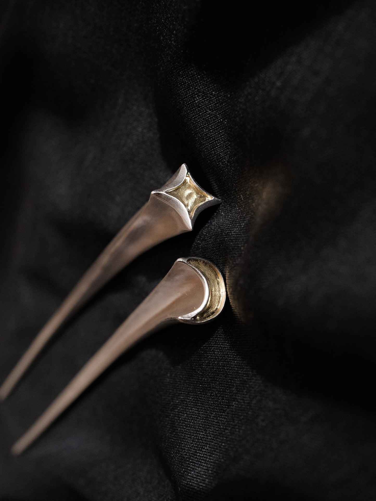 Starry Moon Hairpin