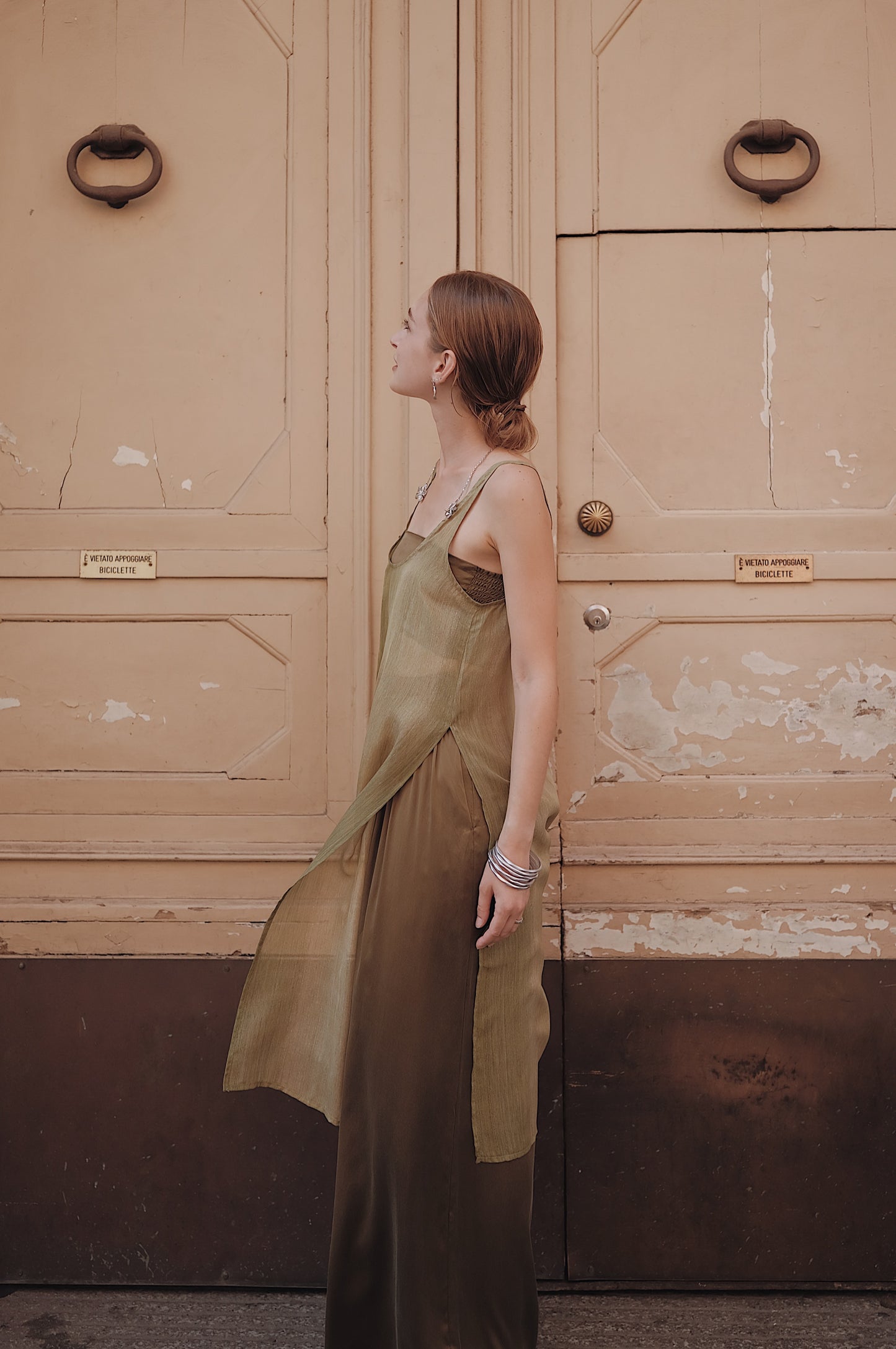 The Palma Scoop-Neck Silk Top