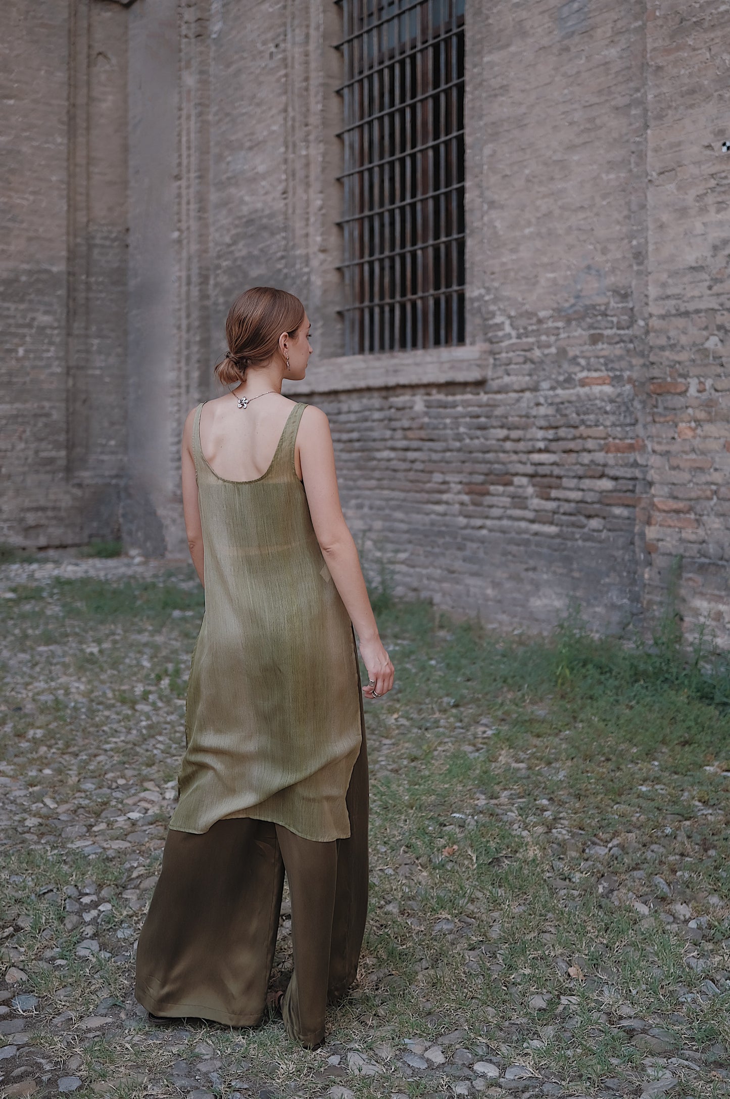 The Palma Scoop-Neck Silk Top