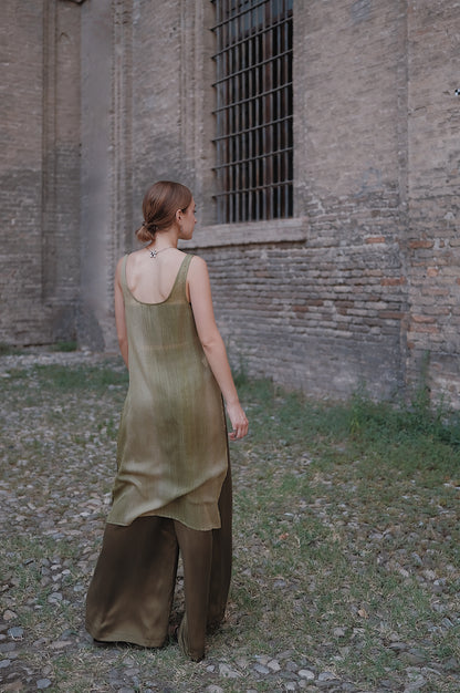 The Palma Scoop-Neck Silk Top