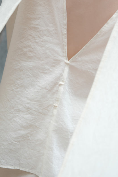 Maísa Beige Blouse with Trailing Tie