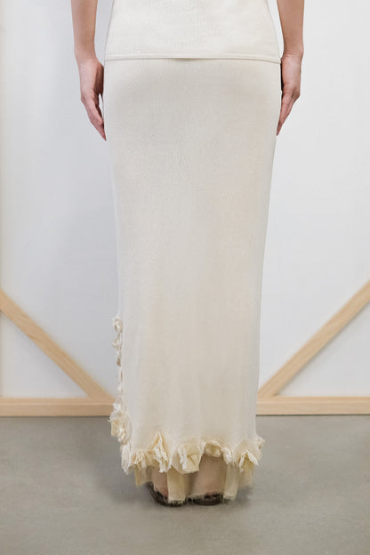 Dandara Cream-coloured Hooded Cape Top