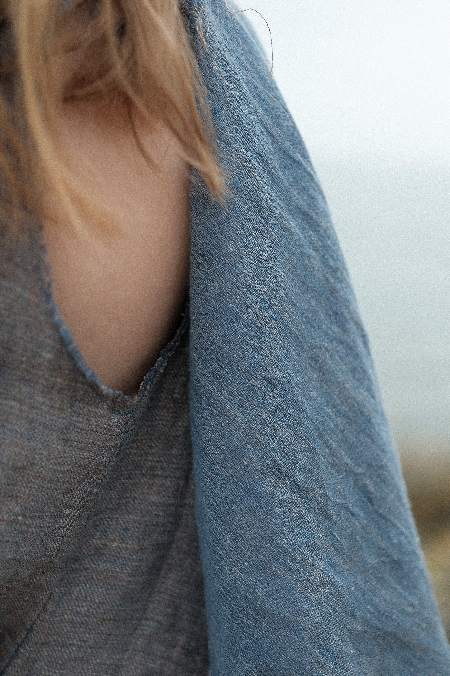 Limited Edition - Linen Two-Tone Top