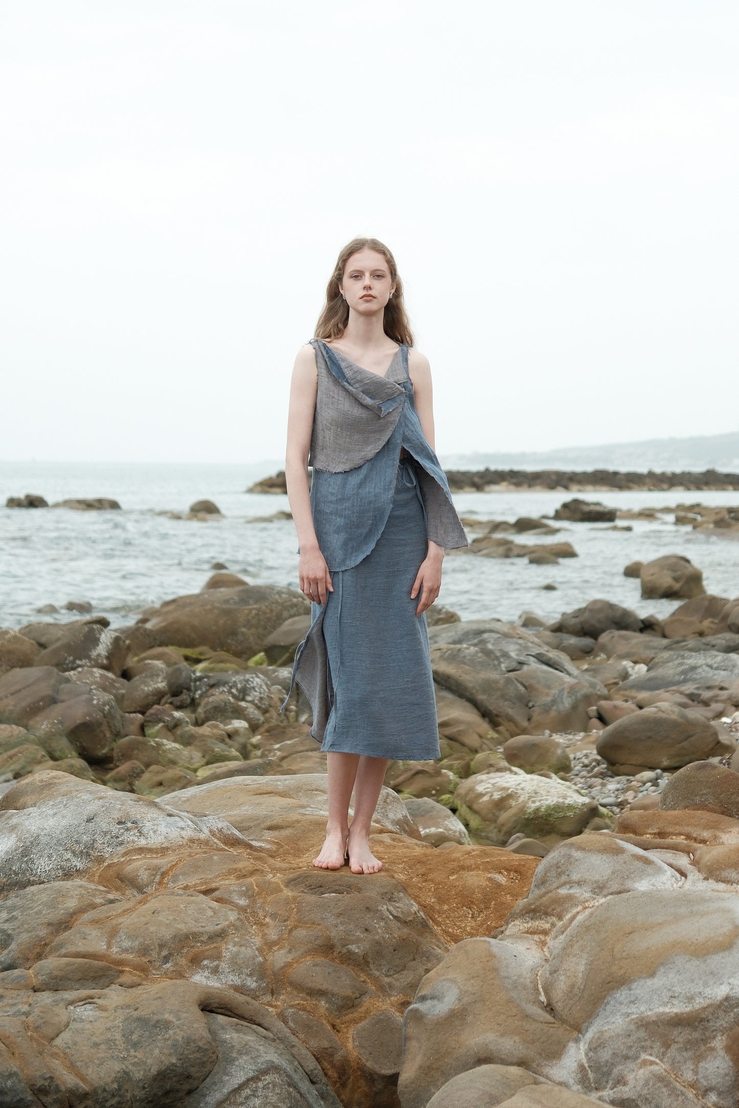 Limited Edition - Linen Two-Tone Top