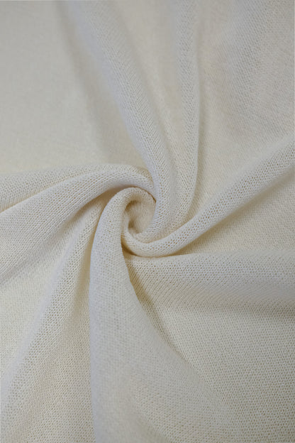Brenna Wool and Paper-Blend Tied Shawl