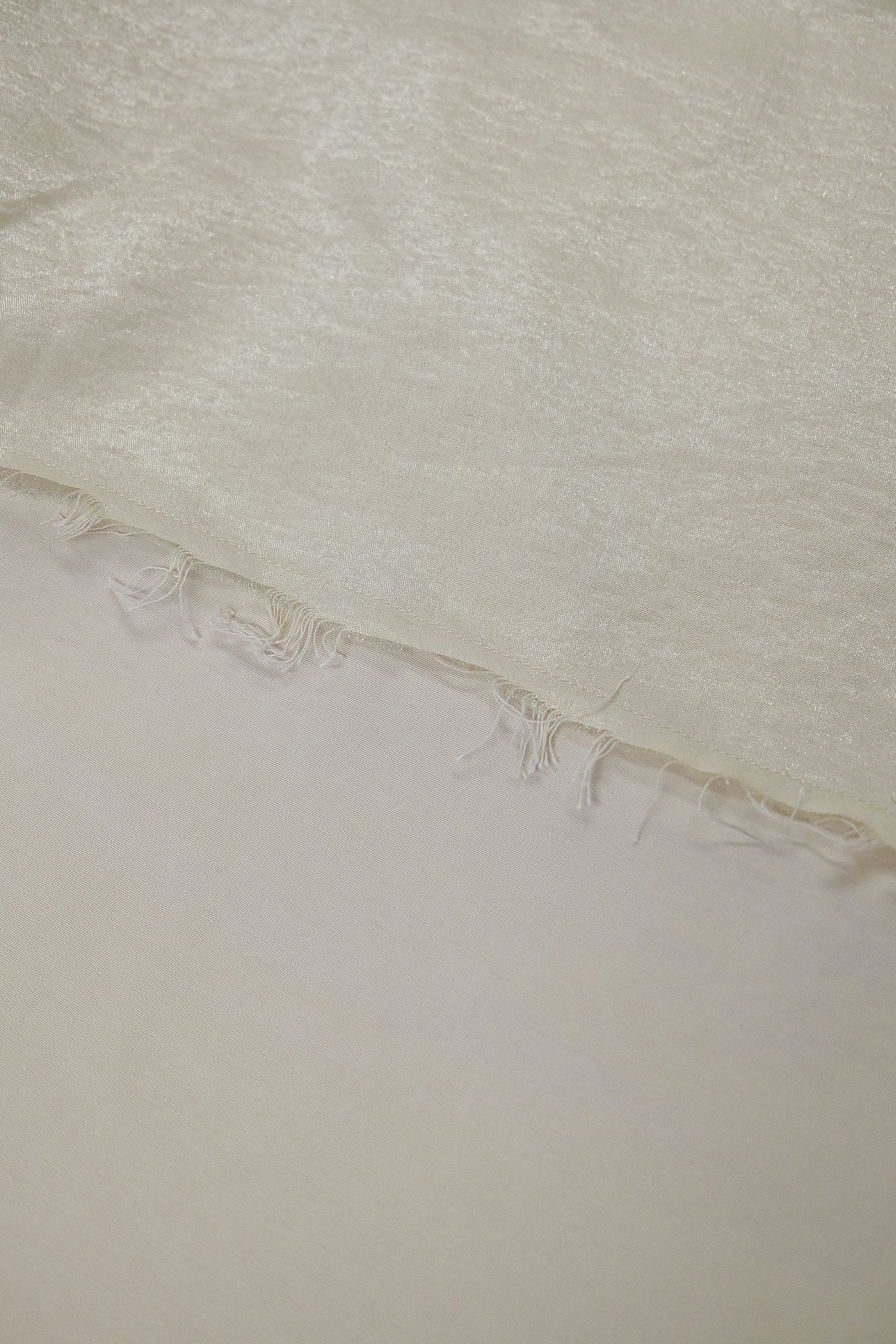 Quésia Beige Frayed Edge Trousers