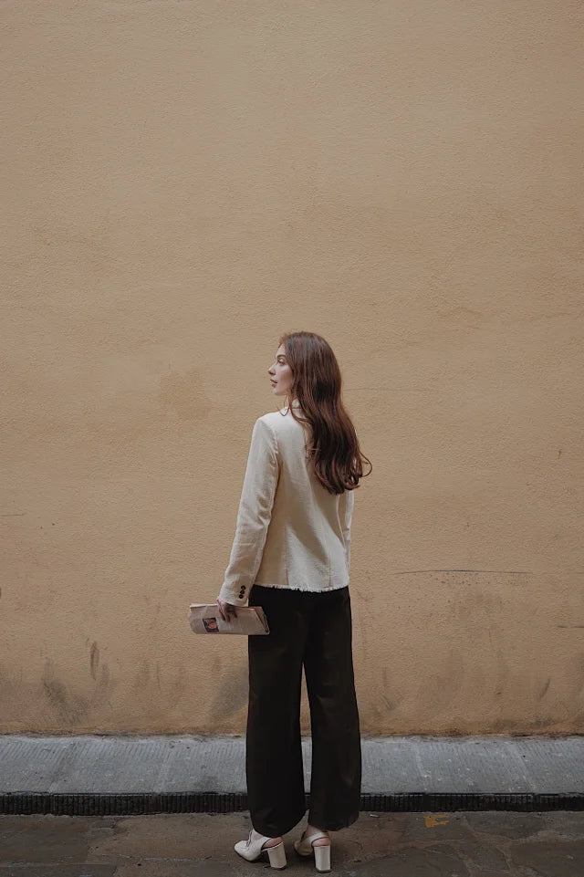 The Federica Cream Blazer