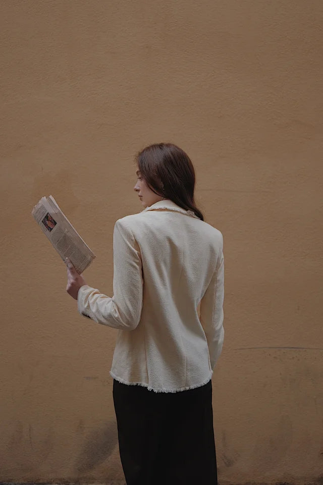 The Federica Cream Blazer