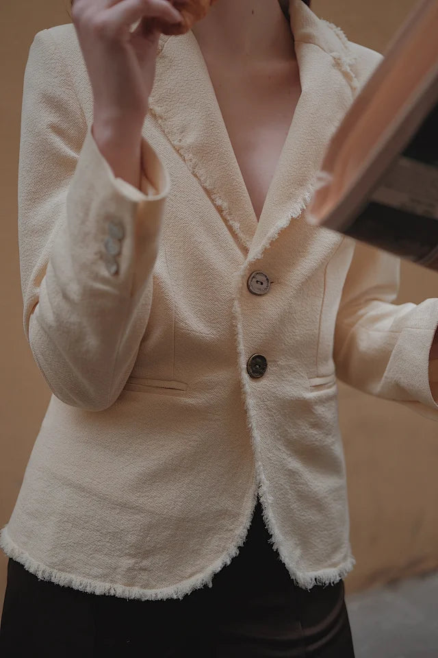 The Federica Cream Blazer