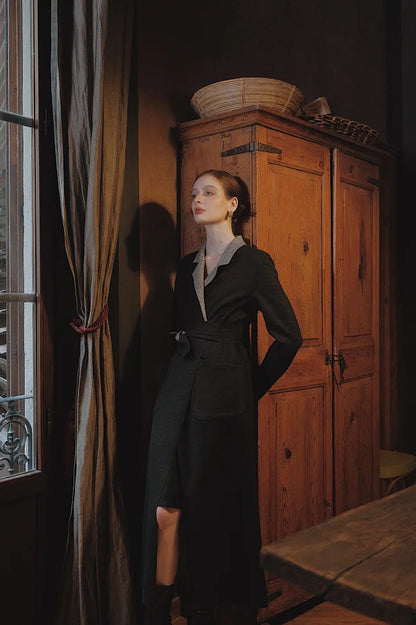The Gloria Double Side Belted Coat