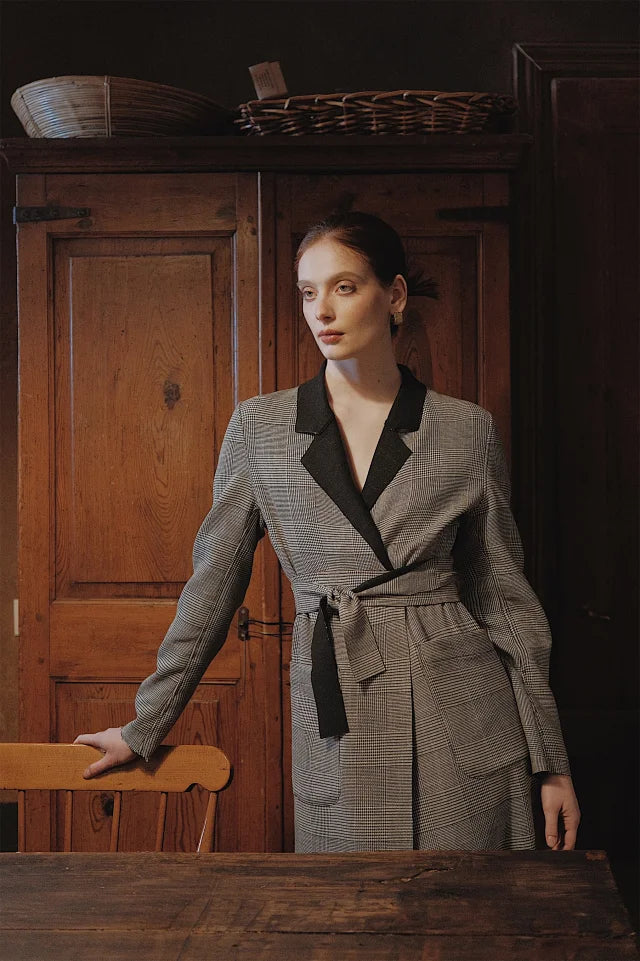 The Gloria Double Side Belted Coat