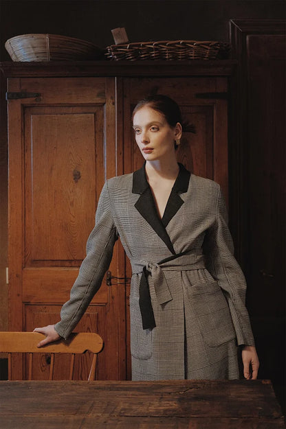 The Gloria Double Side Belted Coat