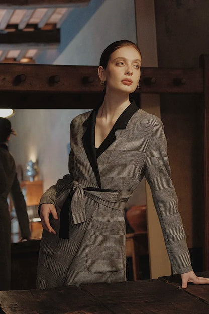 The Gloria Double Side Belted Coat