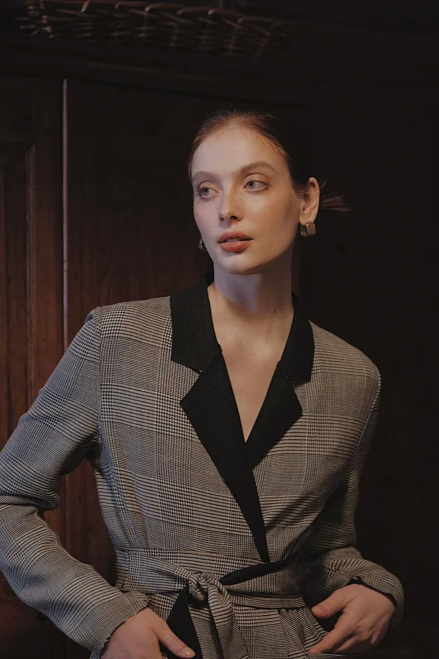 The Gloria Double Side Belted Coat