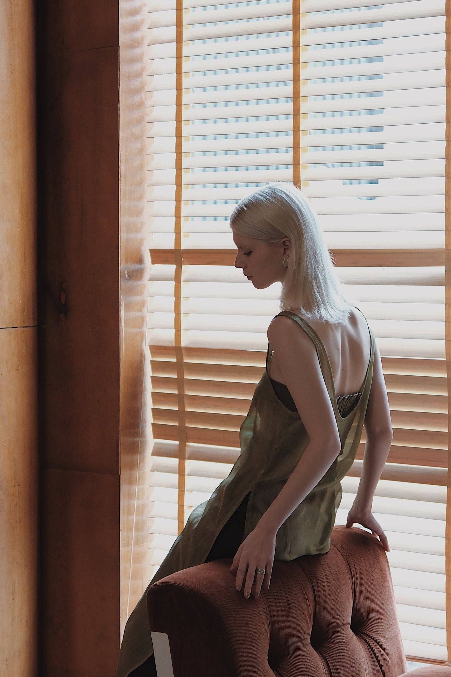 The Palma Scoop-Neck Silk Top