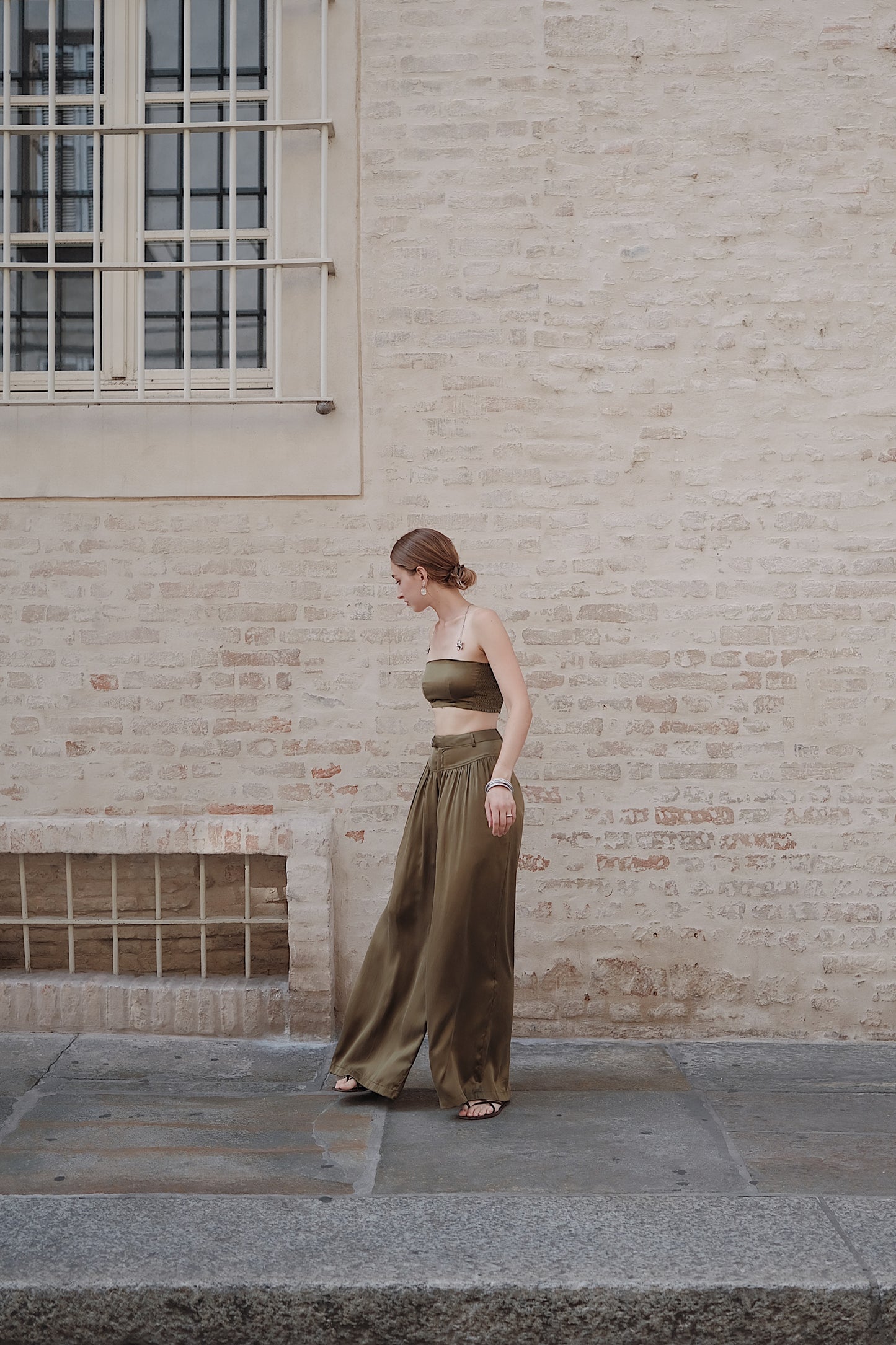 The Qunzia Silk Trousers