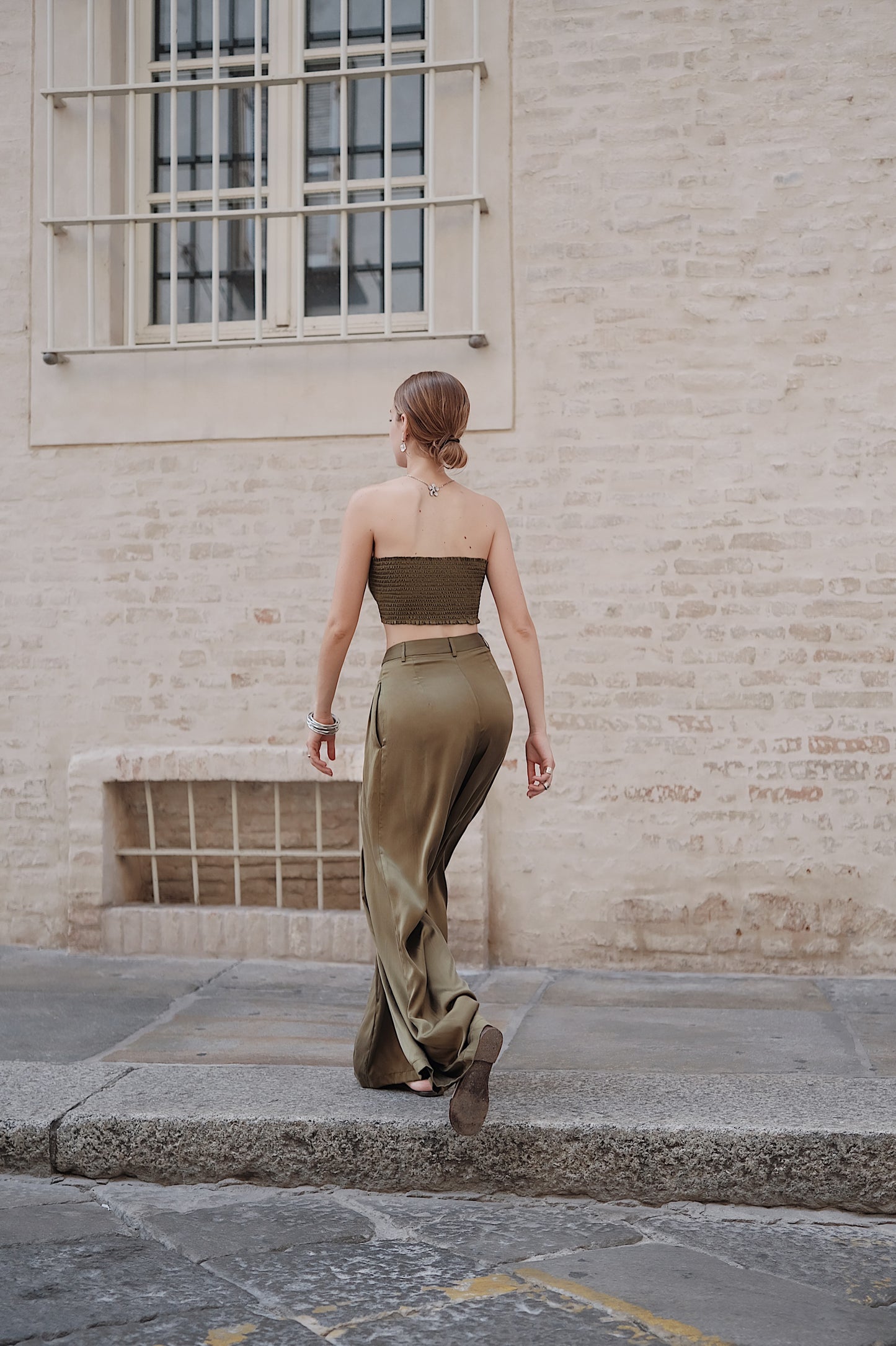 The Qunzia Silk Trousers