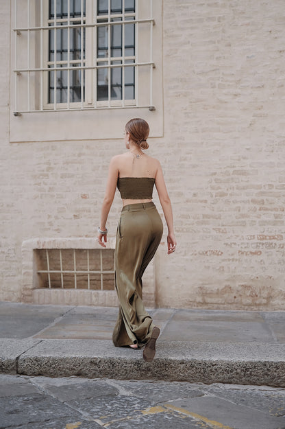 The Qunzia Silk Trousers