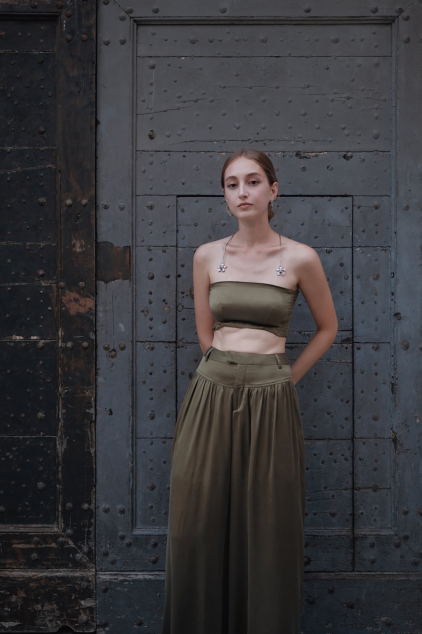 The Qunzia Silk Trousers