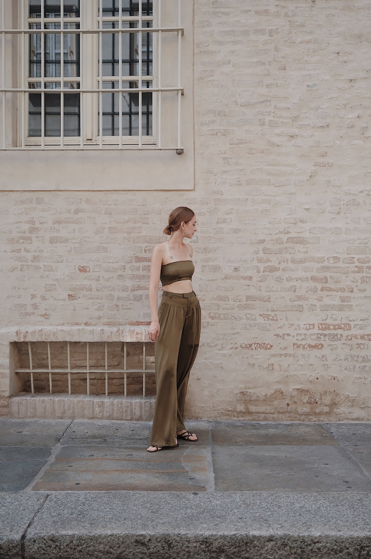 The Qunzia Silk Trousers