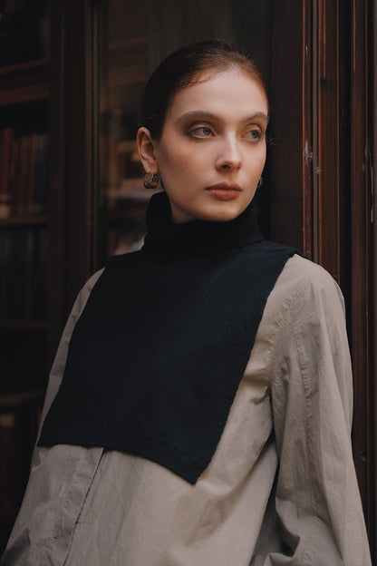 The Black Cashmere Vest
