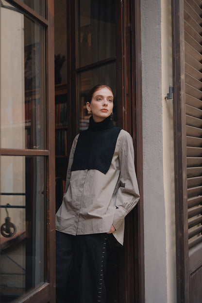 The Black Cashmere Vest