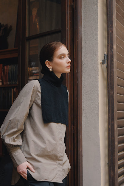 The Black Cashmere Vest