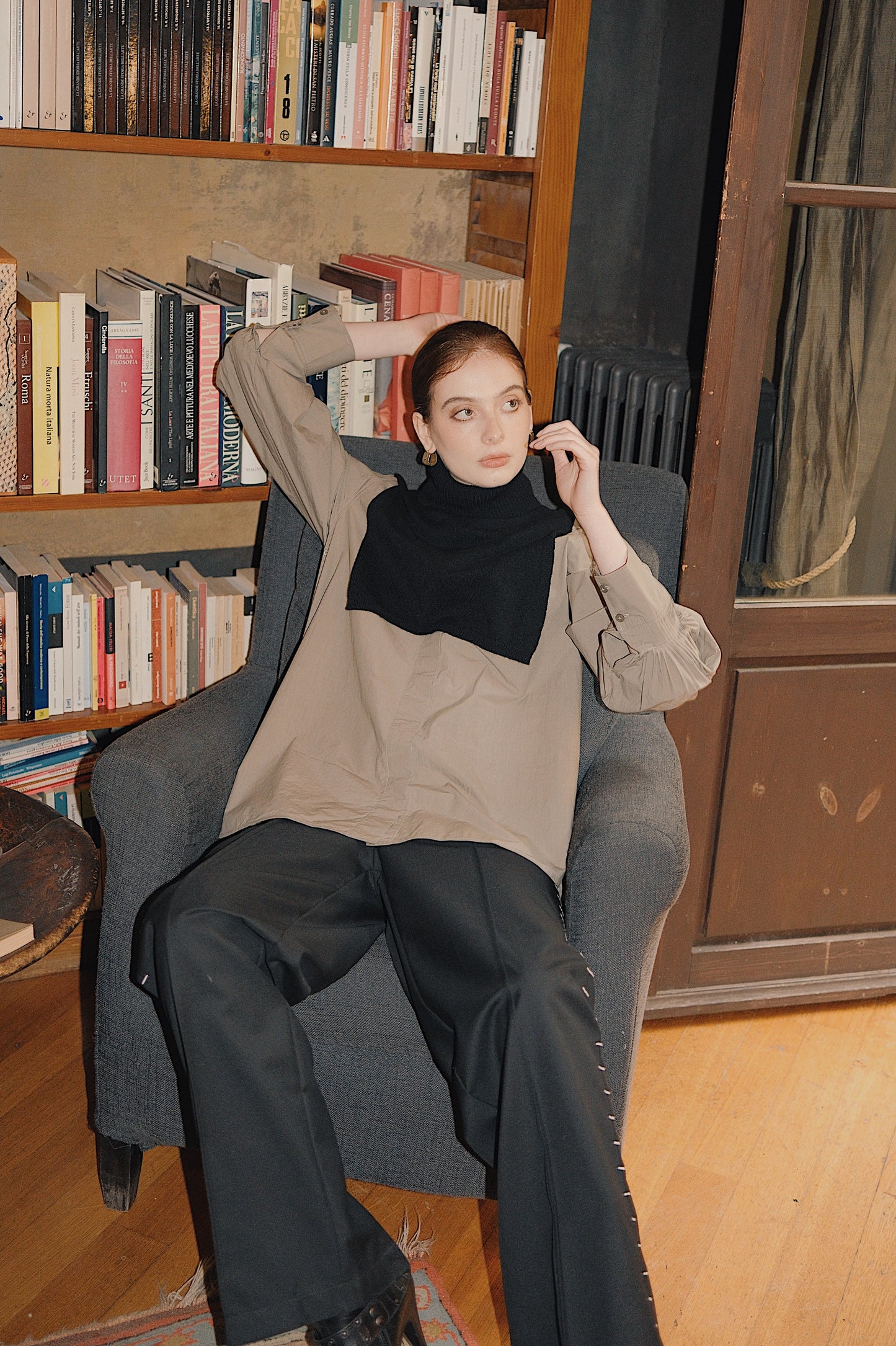 The Black Cashmere Vest