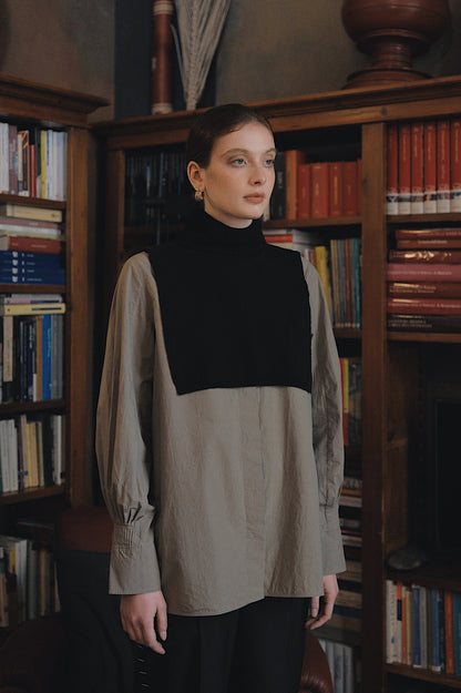 The Black Cashmere Vest