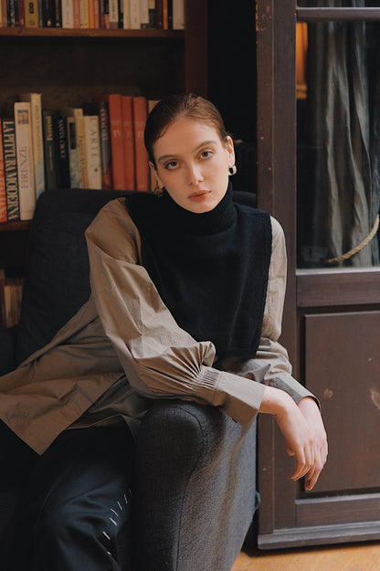 The Black Cashmere Vest