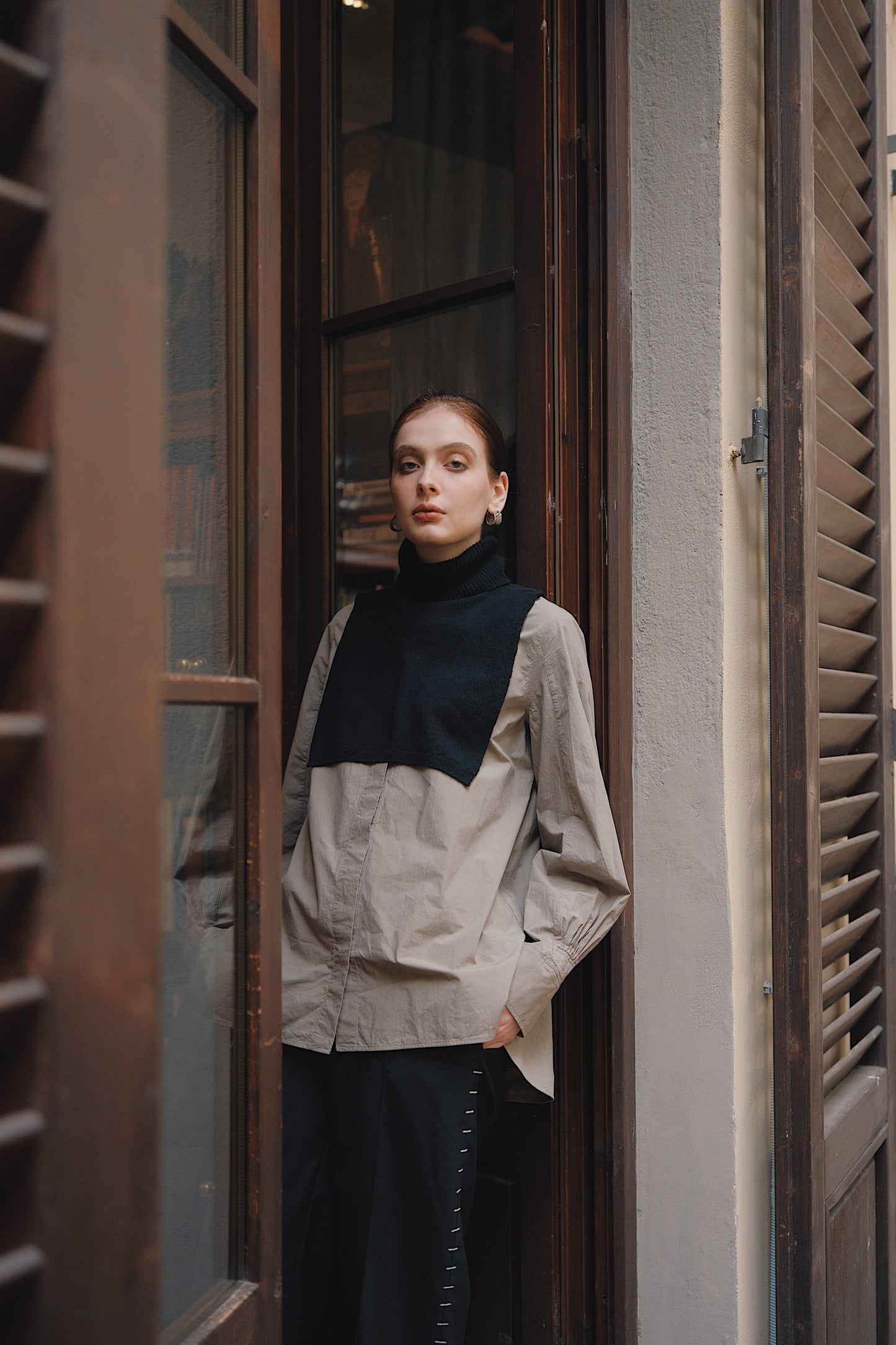 The Black Cashmere Vest