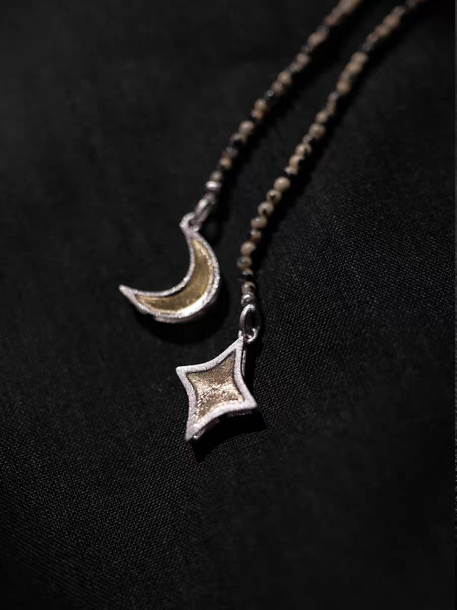 Star-Moon Long Necklace