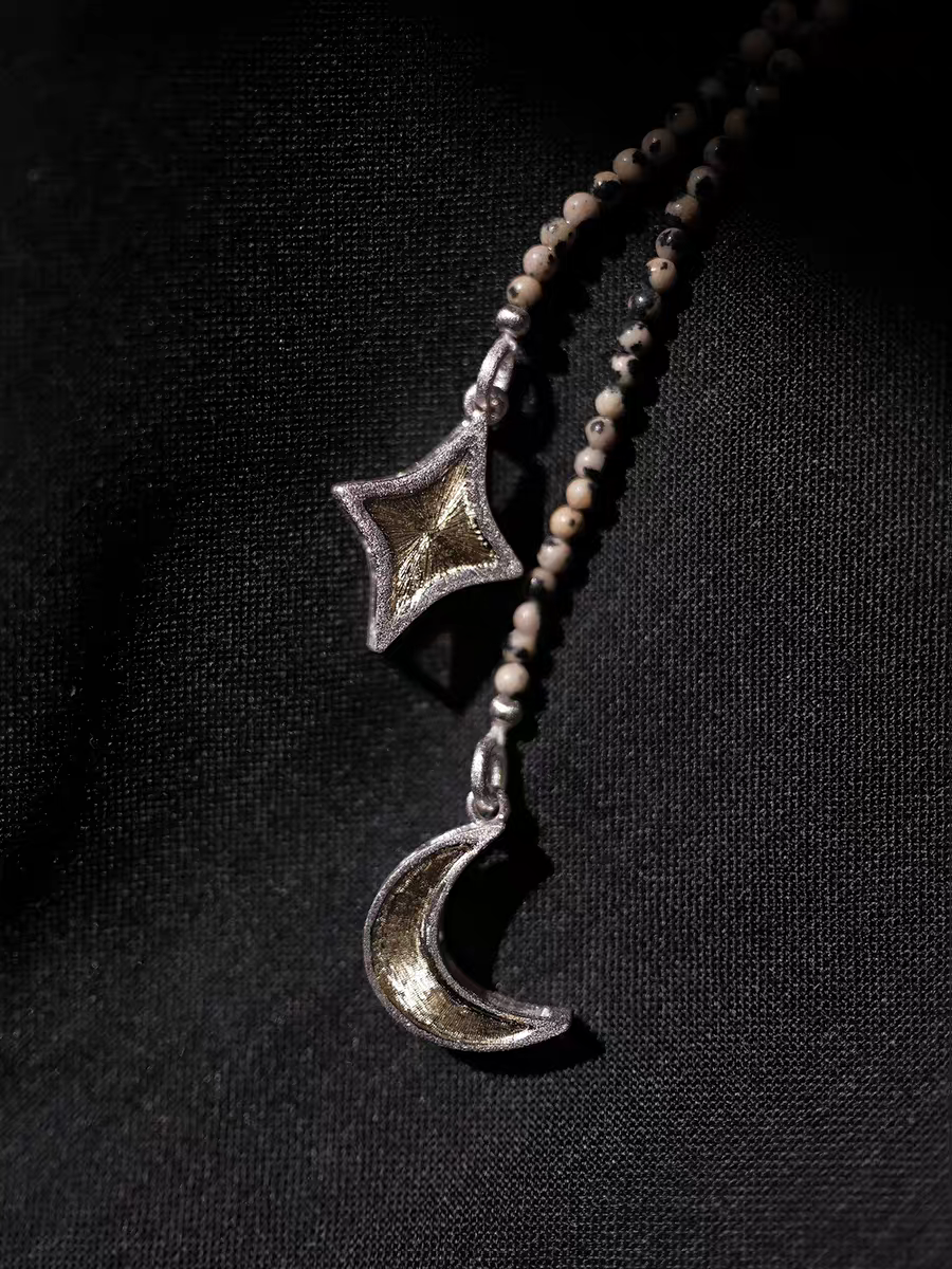 Star-Moon Long Necklace