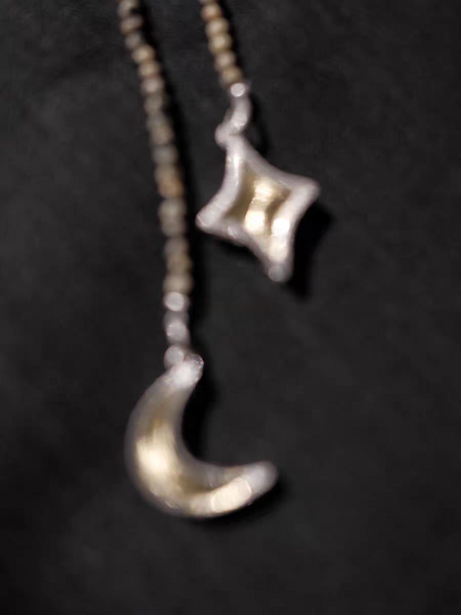 Star-Moon Long Necklace